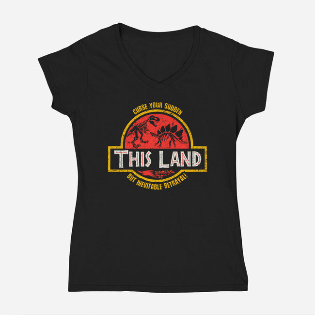 This Land-womens v-neck tee-kg07