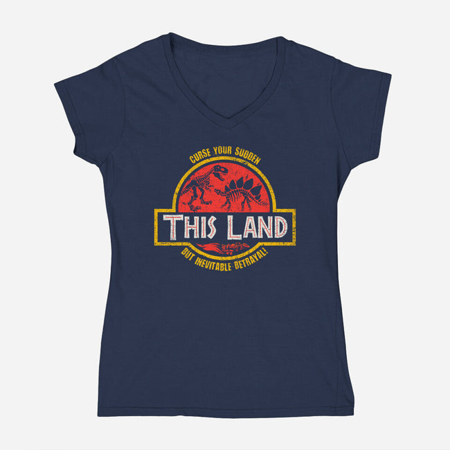 This Land-womens v-neck tee-kg07