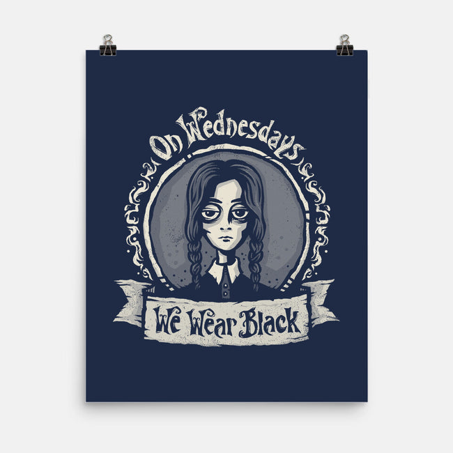 We Wear Black-none matte poster-kg07