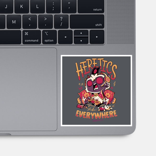 Lamb Gamer Cult-none glossy sticker-Snouleaf