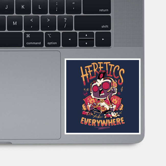 Lamb Gamer Cult-none glossy sticker-Snouleaf