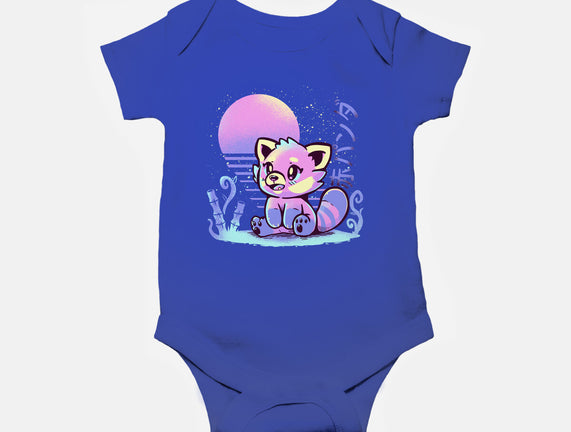 Retrowave Red Panda