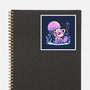 Retrowave Red Panda-none glossy sticker-TechraNova