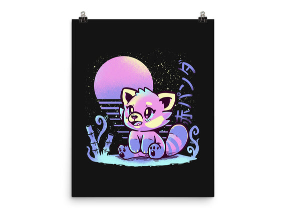Retrowave Red Panda