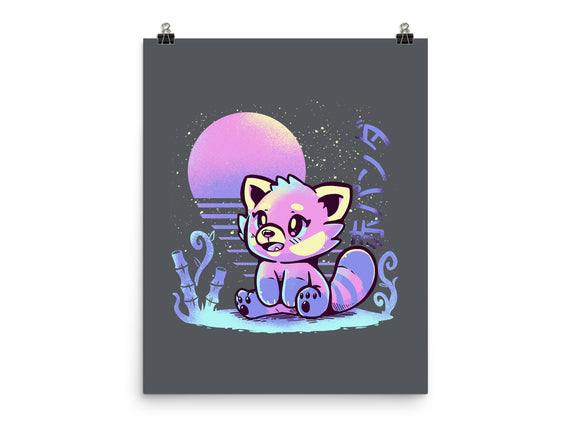 Retrowave Red Panda