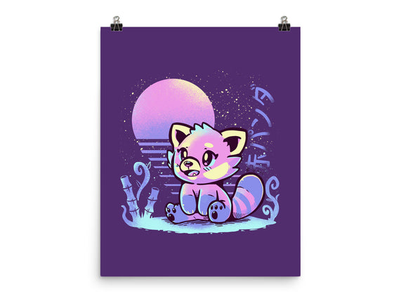 Retrowave Red Panda