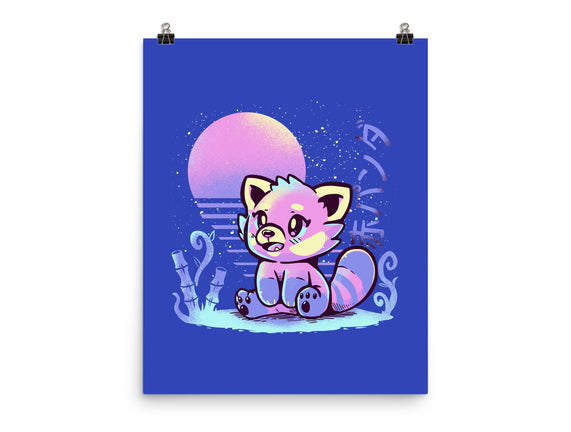 Retrowave Red Panda