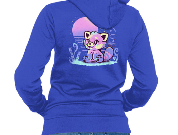 Retrowave Red Panda