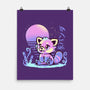 Retrowave Red Panda-none matte poster-TechraNova