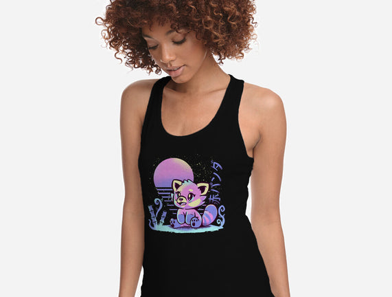 Retrowave Red Panda