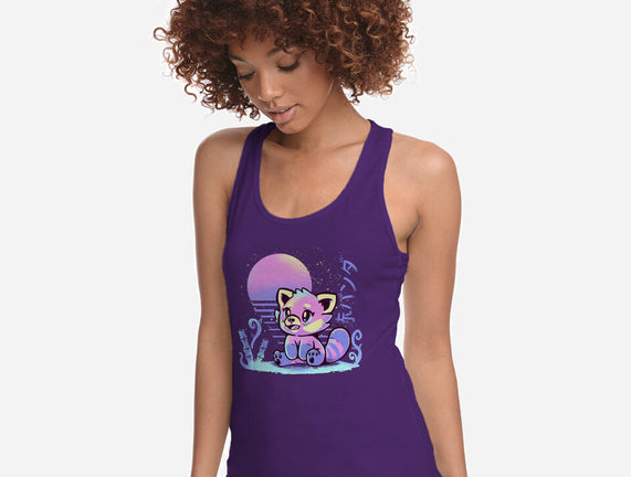 Retrowave Red Panda