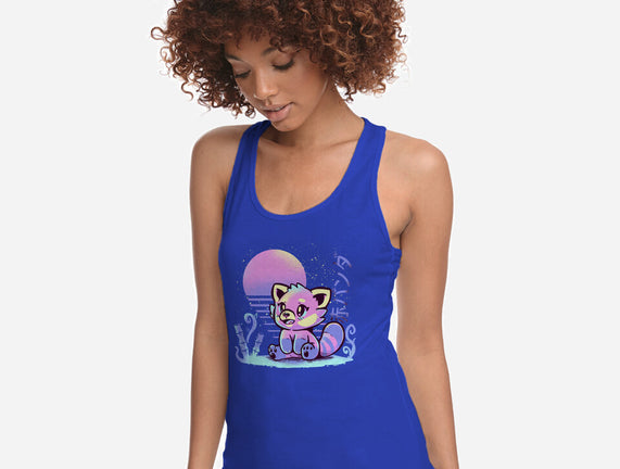 Retrowave Red Panda
