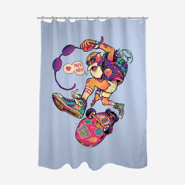 Kame Style-none polyester shower curtain-Sanjota