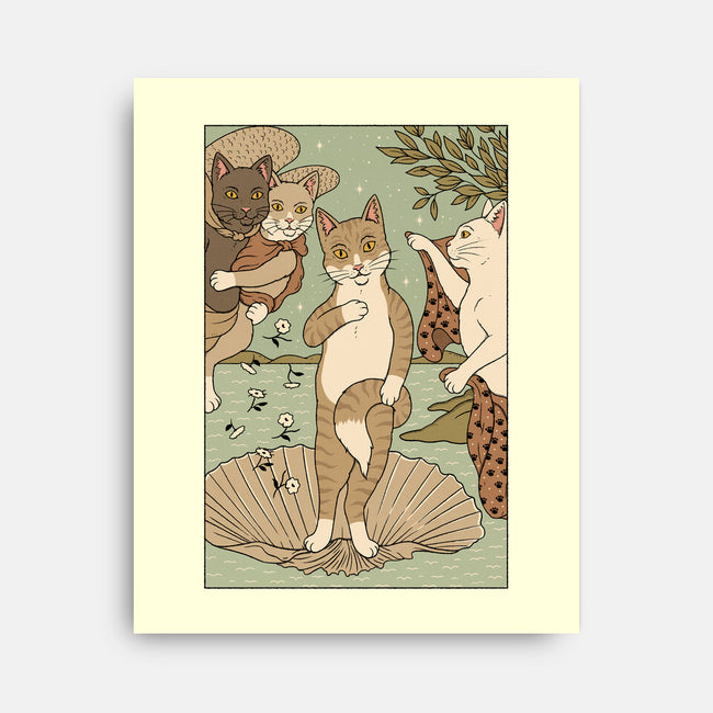 Venus Cat-none stretched canvas-Thiago Correa