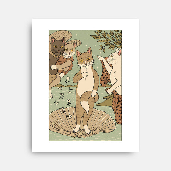 Venus Cat-none stretched canvas-Thiago Correa