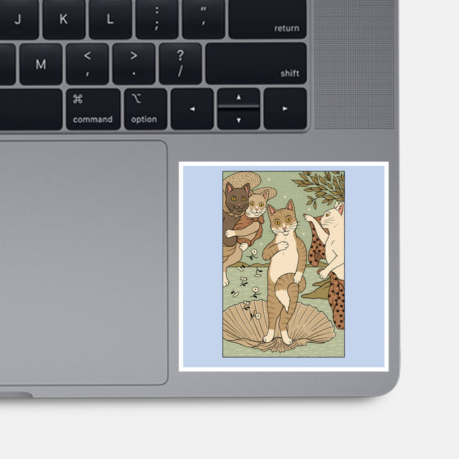 Venus Cat-none glossy sticker-Thiago Correa