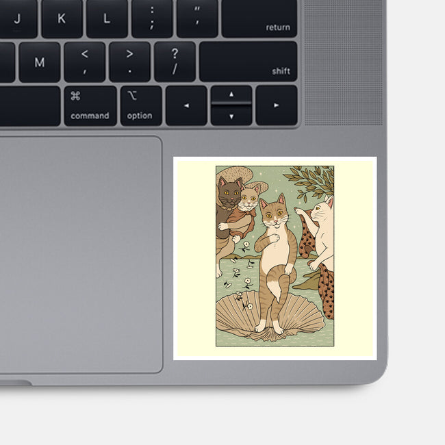 Venus Cat-none glossy sticker-Thiago Correa