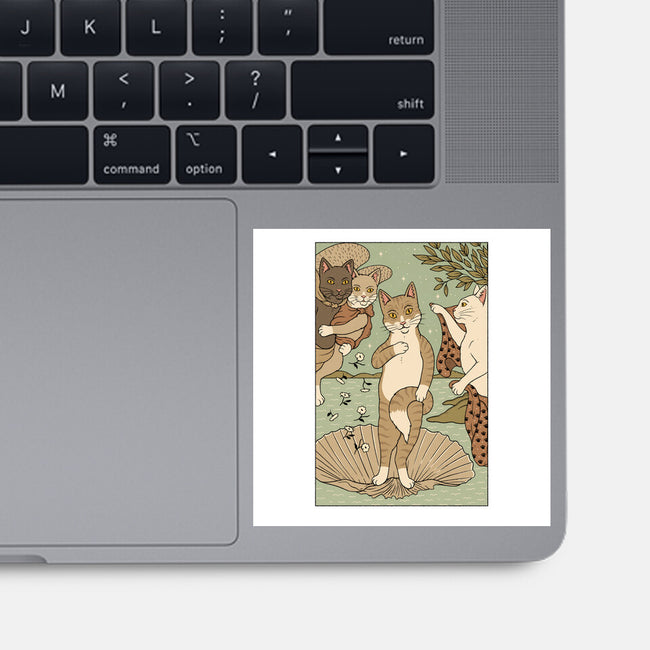 Venus Cat-none glossy sticker-Thiago Correa