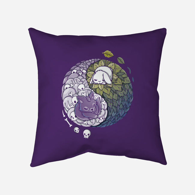 Yin Yang Predator Prey-none removable cover w insert throw pillow-Vallina84