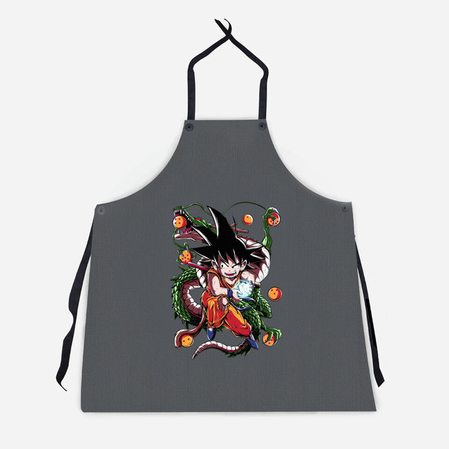 The Monkey Boy-unisex kitchen apron-Conjura Geek