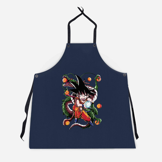 The Monkey Boy-unisex kitchen apron-Conjura Geek