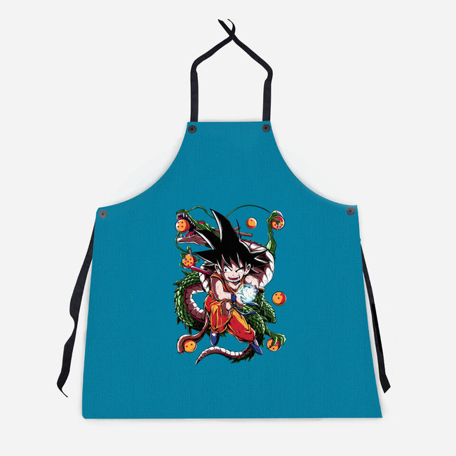 The Monkey Boy-unisex kitchen apron-Conjura Geek