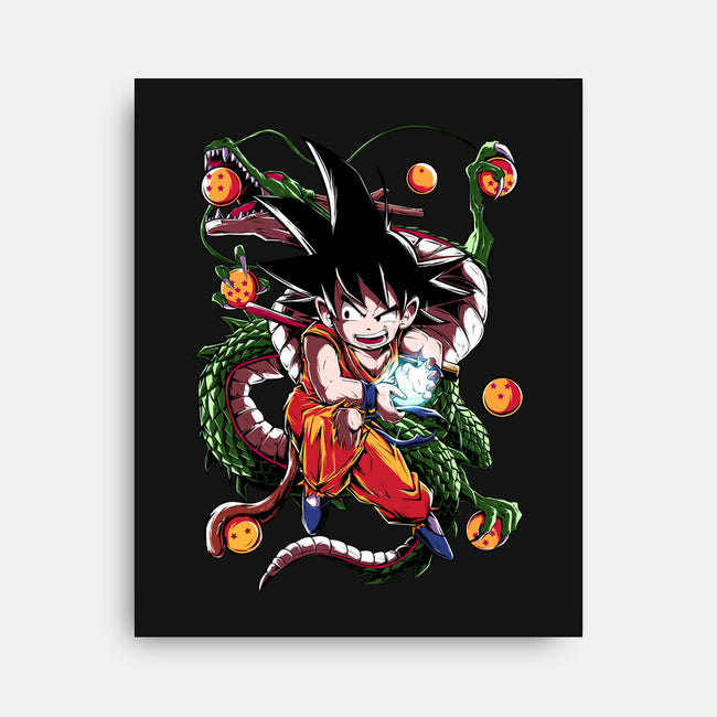 The Monkey Boy-none stretched canvas-Conjura Geek