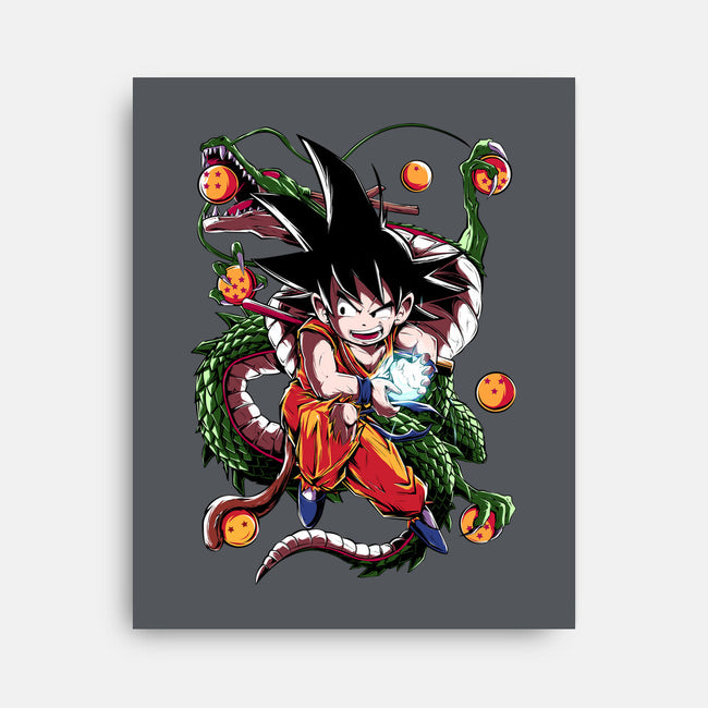 The Monkey Boy-none stretched canvas-Conjura Geek