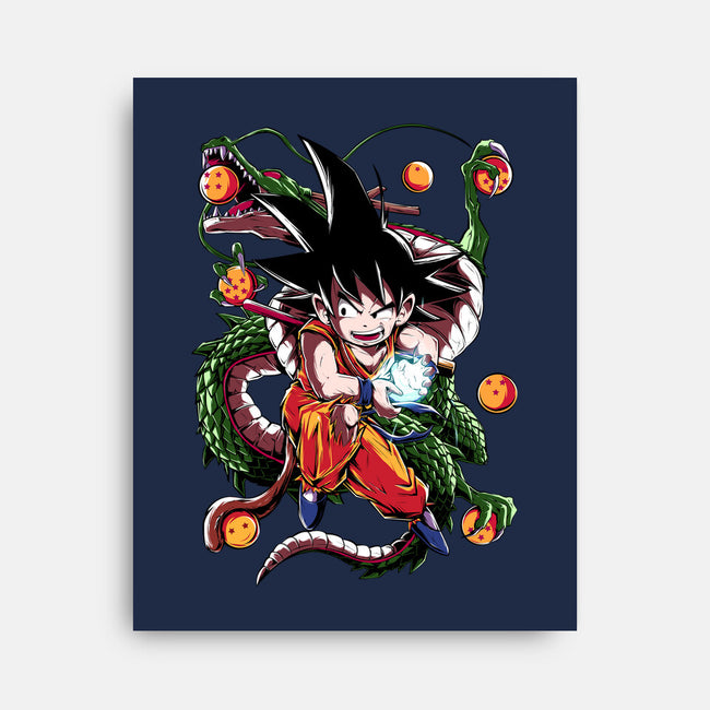 The Monkey Boy-none stretched canvas-Conjura Geek