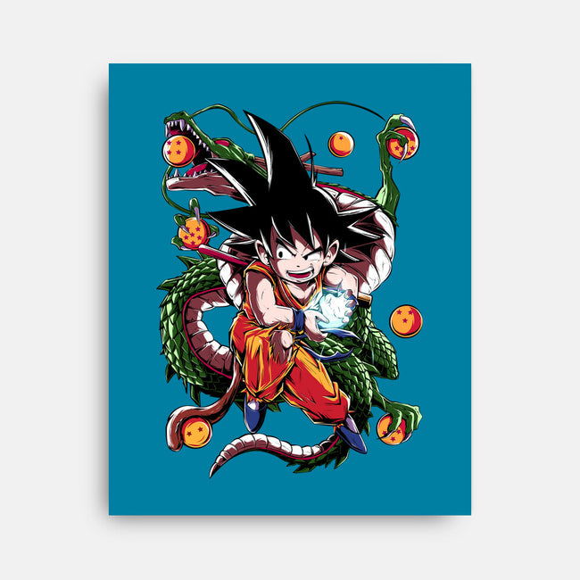 The Monkey Boy-none stretched canvas-Conjura Geek