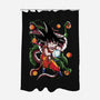 The Monkey Boy-none polyester shower curtain-Conjura Geek