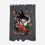 The Monkey Boy-none polyester shower curtain-Conjura Geek