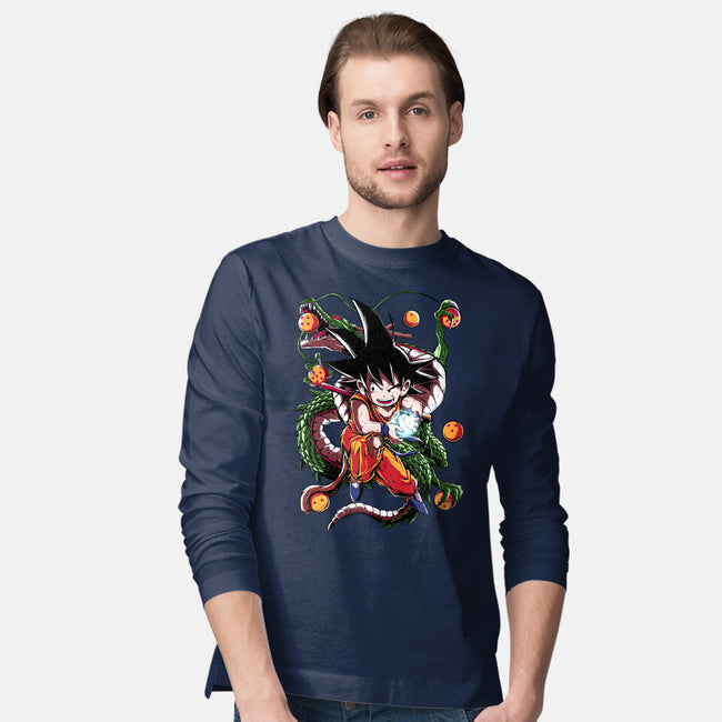The Monkey Boy-mens long sleeved tee-Conjura Geek