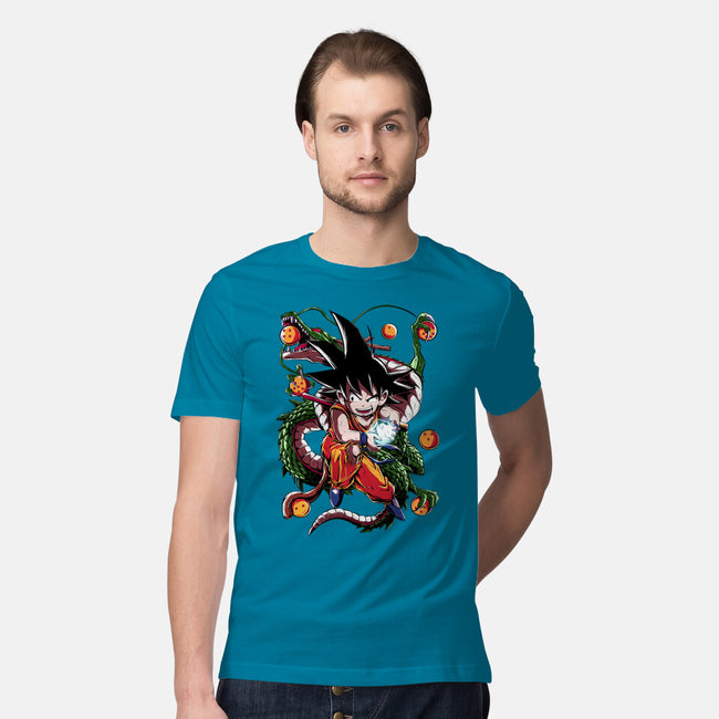 The Monkey Boy-mens premium tee-Conjura Geek