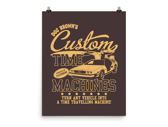 Custom Time Machines