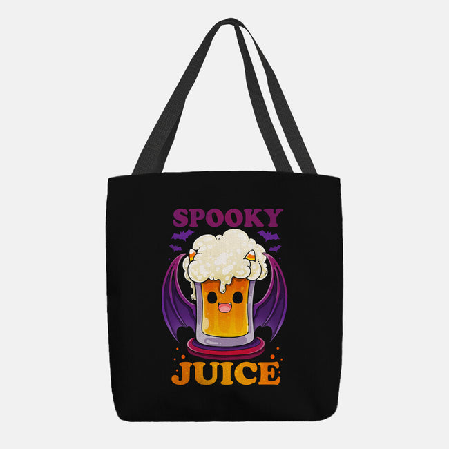 Spooky Juice-none basic tote bag-Vallina84