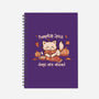 Pumpkin Spice Days-none dot grid notebook-TechraNova