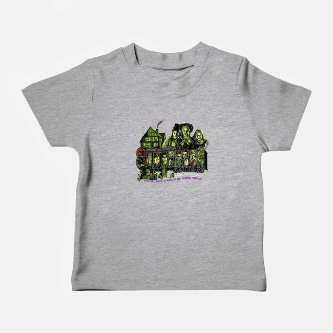 Greetings From The Sandersons-baby basic tee-goodidearyan