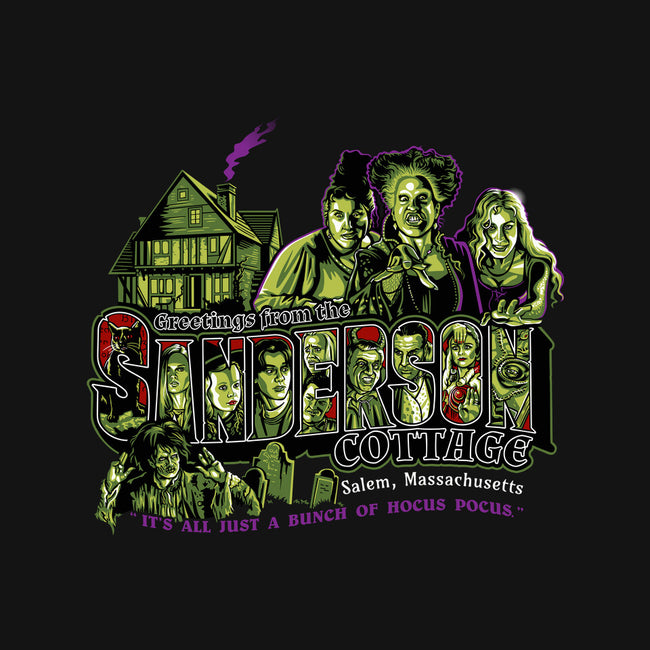 Greetings From The Sandersons-womens racerback tank-goodidearyan