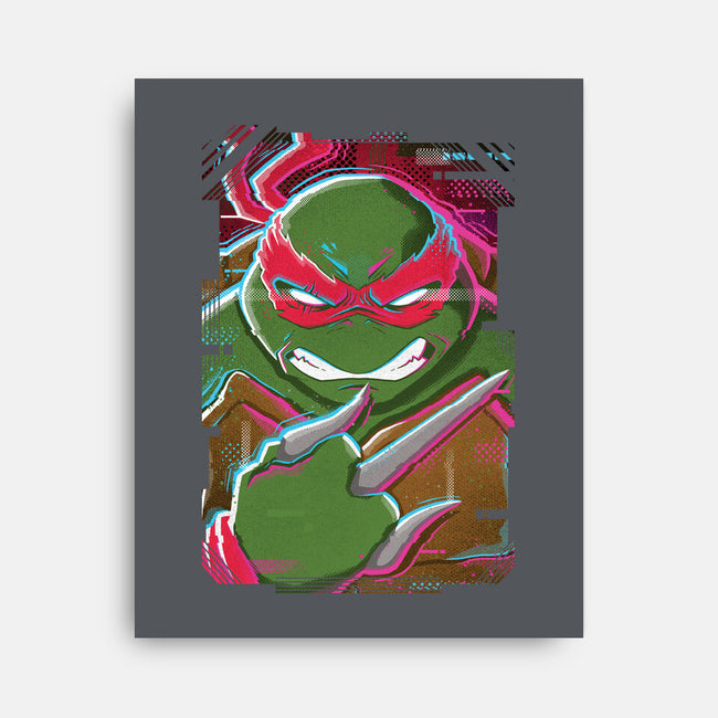Raphael Glitch-none stretched canvas-danielmorris1993