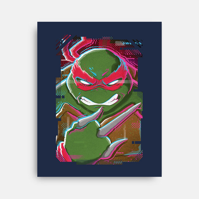 Raphael Glitch-none stretched canvas-danielmorris1993