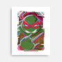Raphael Glitch-none stretched canvas-danielmorris1993