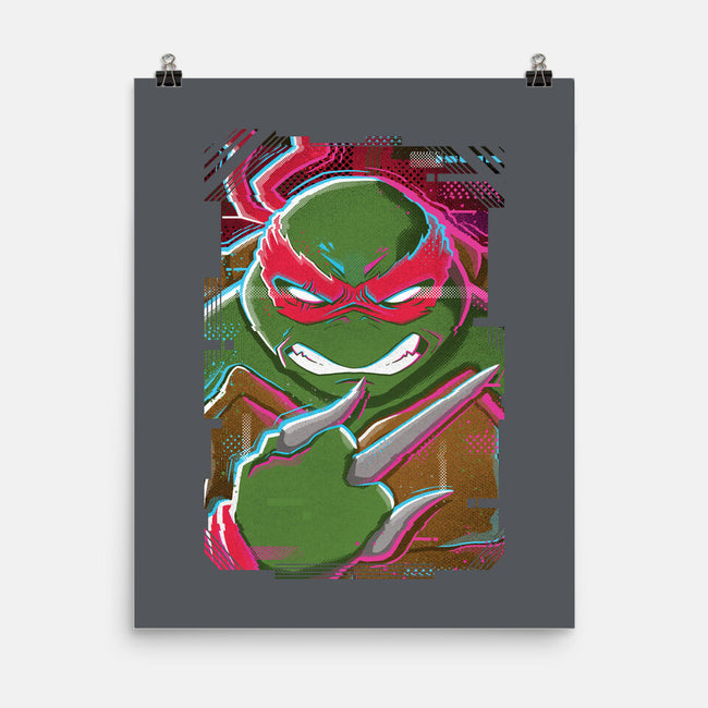 Raphael Glitch-none matte poster-danielmorris1993