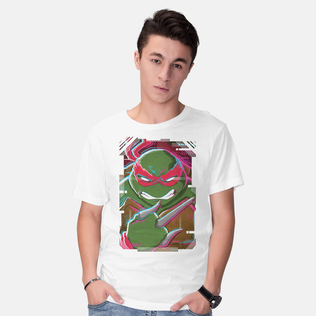 Raphael Glitch-mens basic tee-danielmorris1993