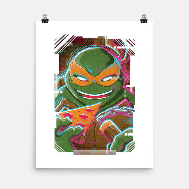 Mike Glitch-none matte poster-danielmorris1993