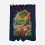 Mike Glitch-none polyester shower curtain-danielmorris1993