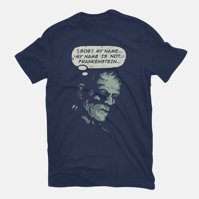 My Name Is Not Frankenstein-mens basic tee-kg07