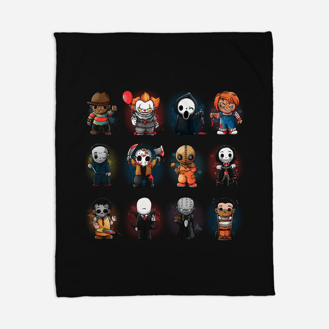 Horror Boys-none fleece blanket-Vallina84