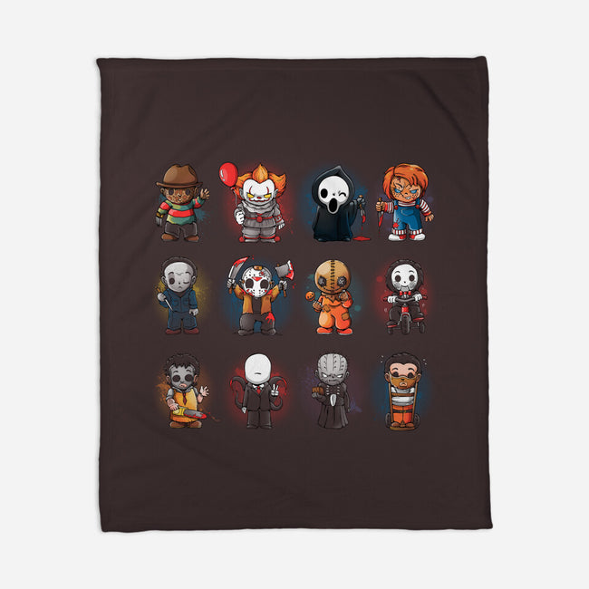 Horror Boys-none fleece blanket-Vallina84