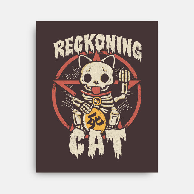 Reckoning Cat-none stretched canvas-CoD Designs